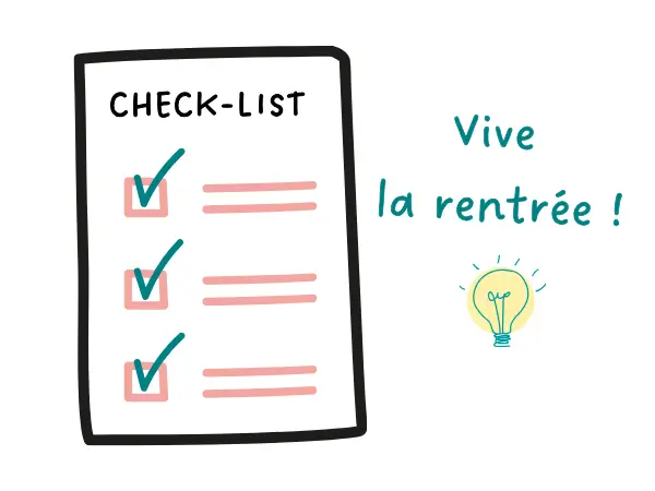 checklist rentrée